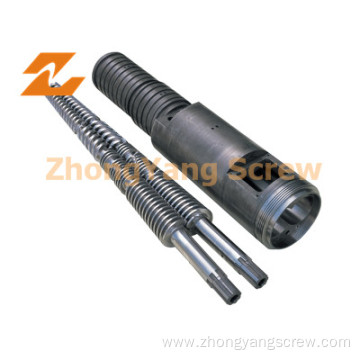 Twin Conical Screw Barrel Extruder Screw Barrel Bimetallic Screw Barrel